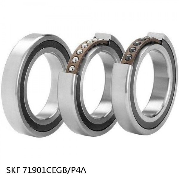 71901CEGB/P4A SKF Super Precision,Super Precision Bearings,Super Precision Angular Contact,71900 Series,15 Degree Contact Angle