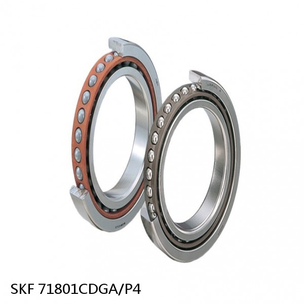 71801CDGA/P4 SKF Super Precision,Super Precision Bearings,Super Precision Angular Contact,71800 Series,15 Degree Contact Angle